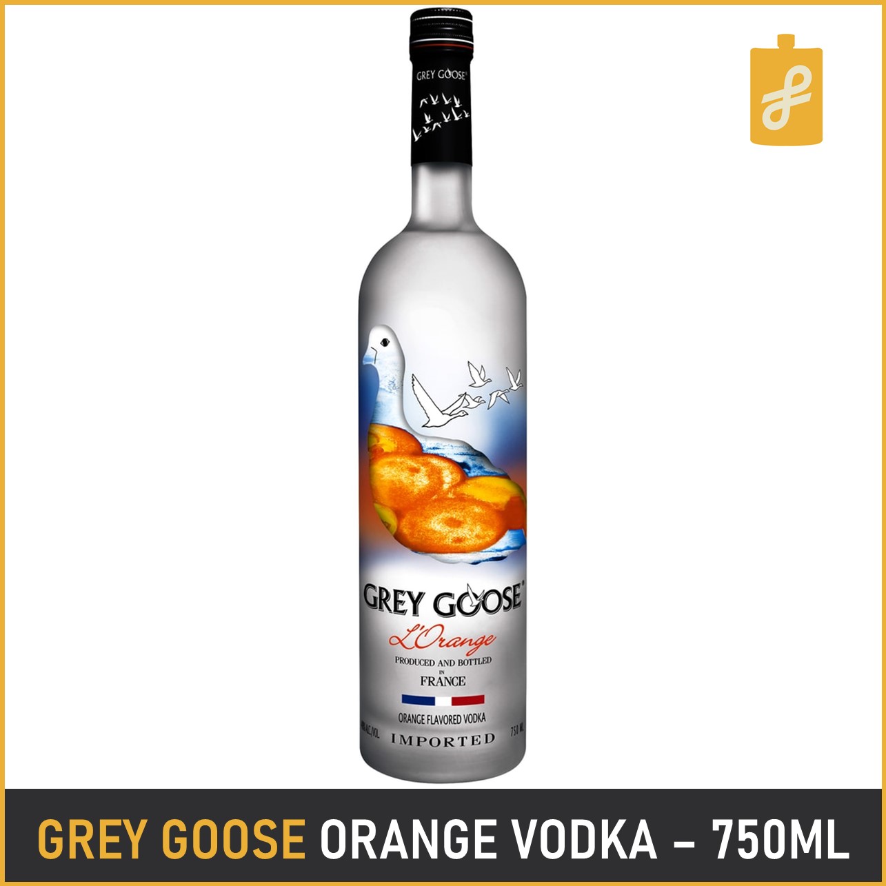 Grey Goose Orange Vodka 750mL Lazada PH