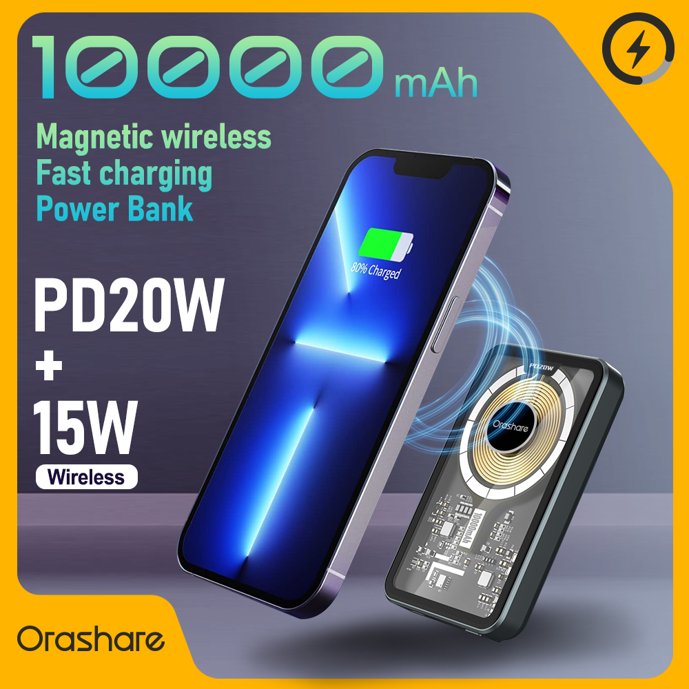 Orashare OTM10 10000mAh Wireless Fast Charging Power Bank SCP 22.5W Super Fast Charging