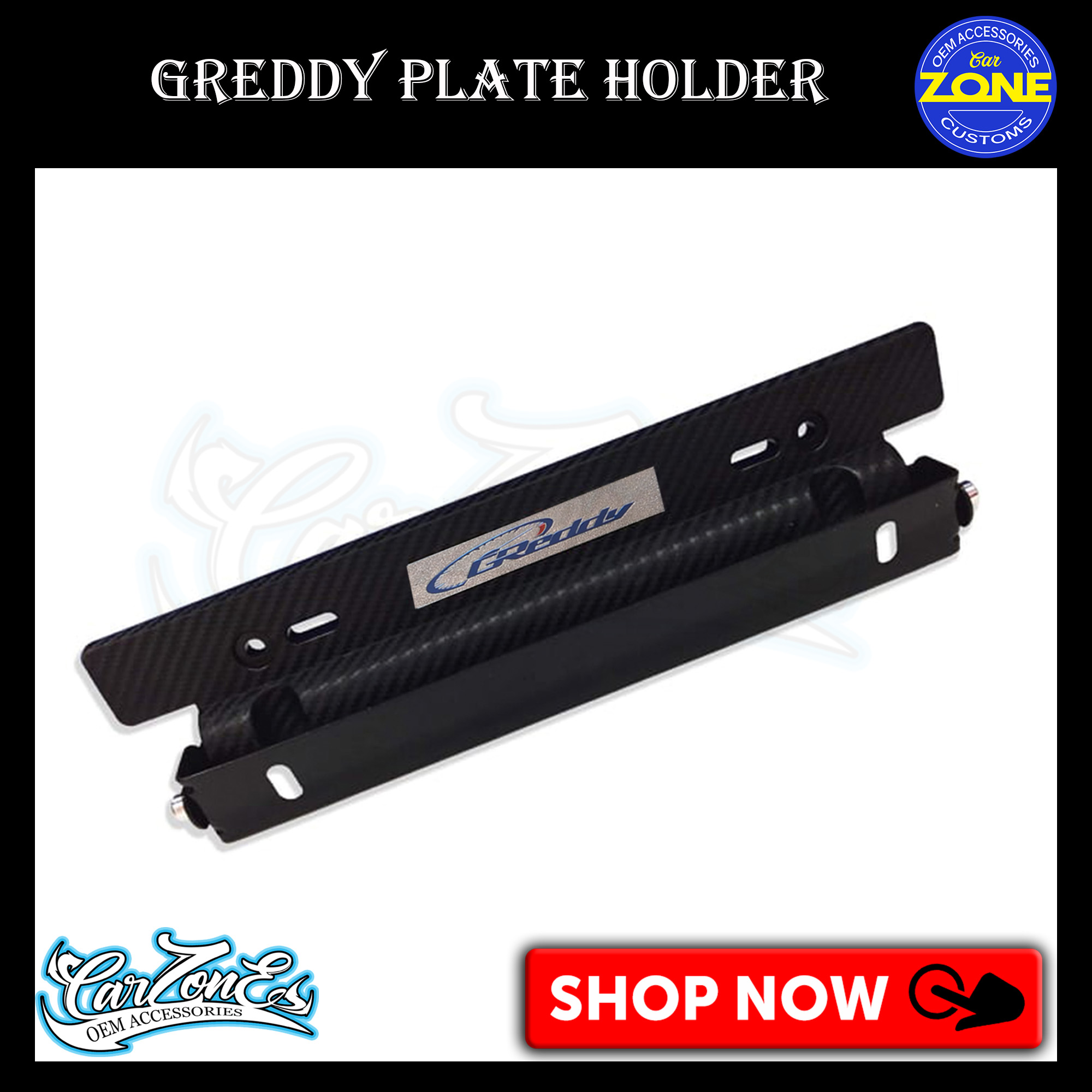 Buy Genuine GREDDY License Plate Frame In Baldwin Park, California, US - Foto 11