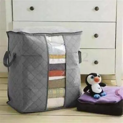 [Kelvin Online Preferred] Fortable Blanket Clothes Storage Bag Organizer Pouch