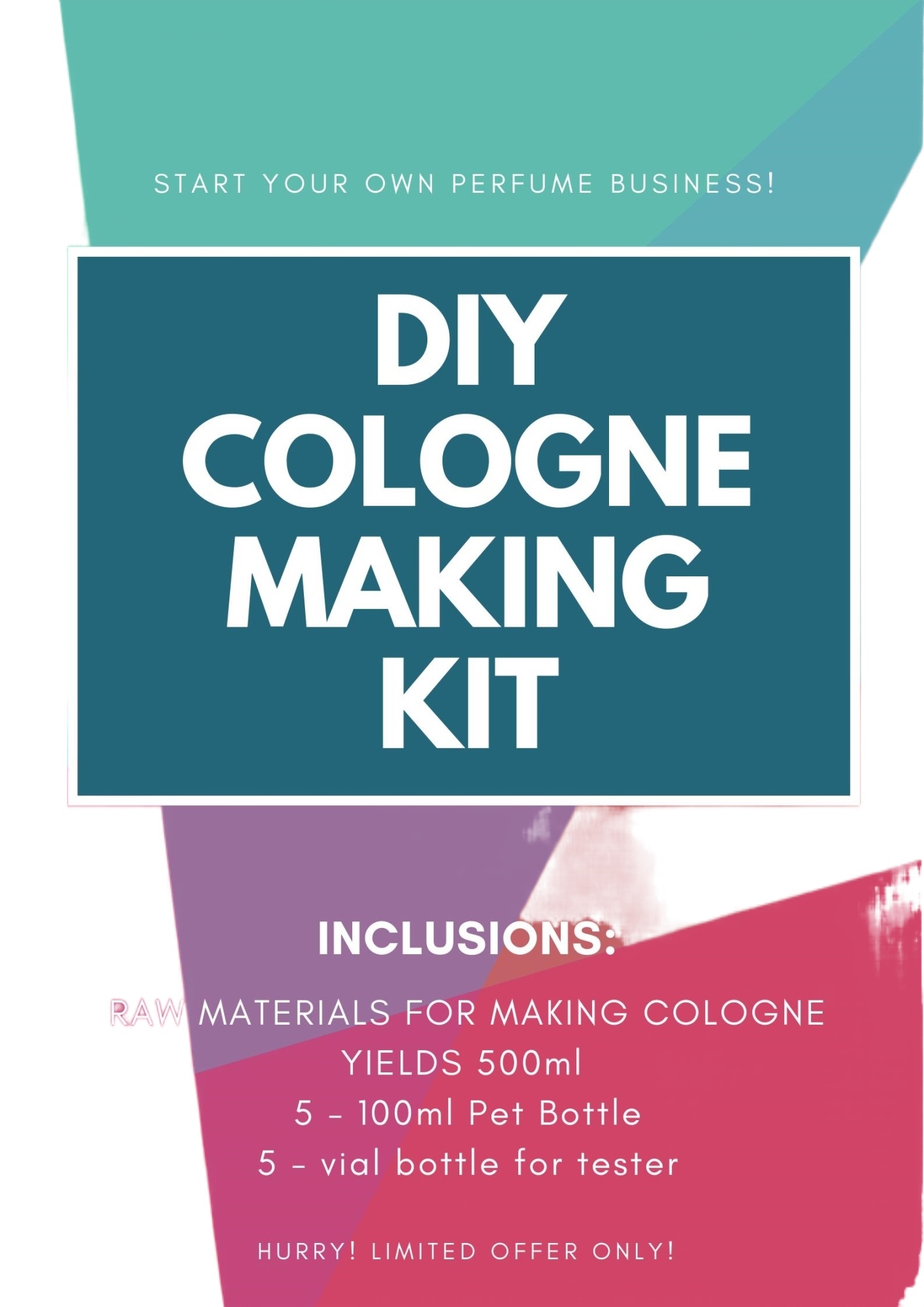 【Spot goods】 DIY COLOGNE MAKING KIT Lazada PH