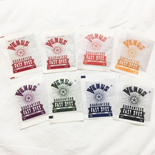 [DKI ENTERPRISES] 5pcs Venus or Master Fabric Dye Lazada PH