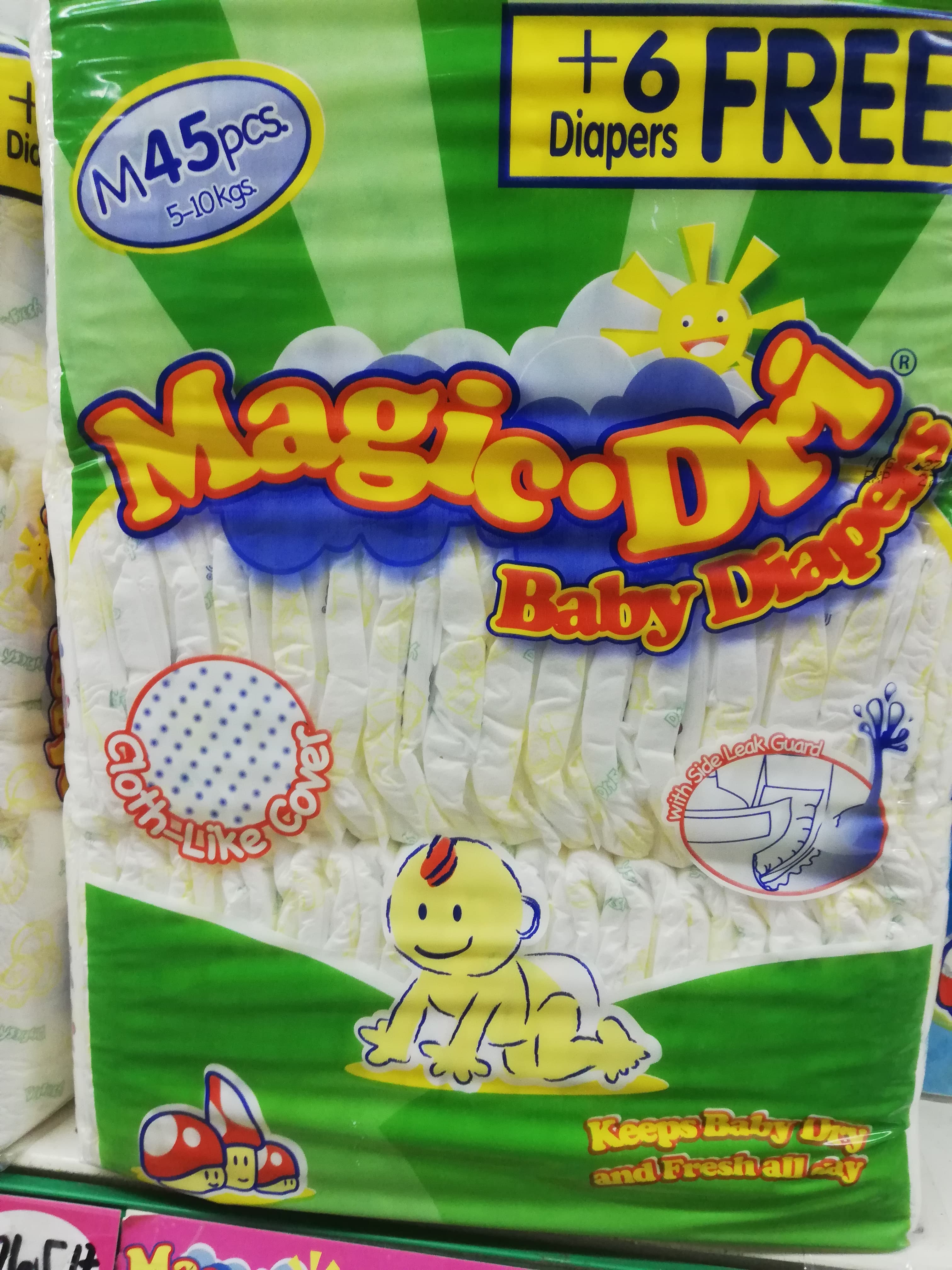 magic dri diaper