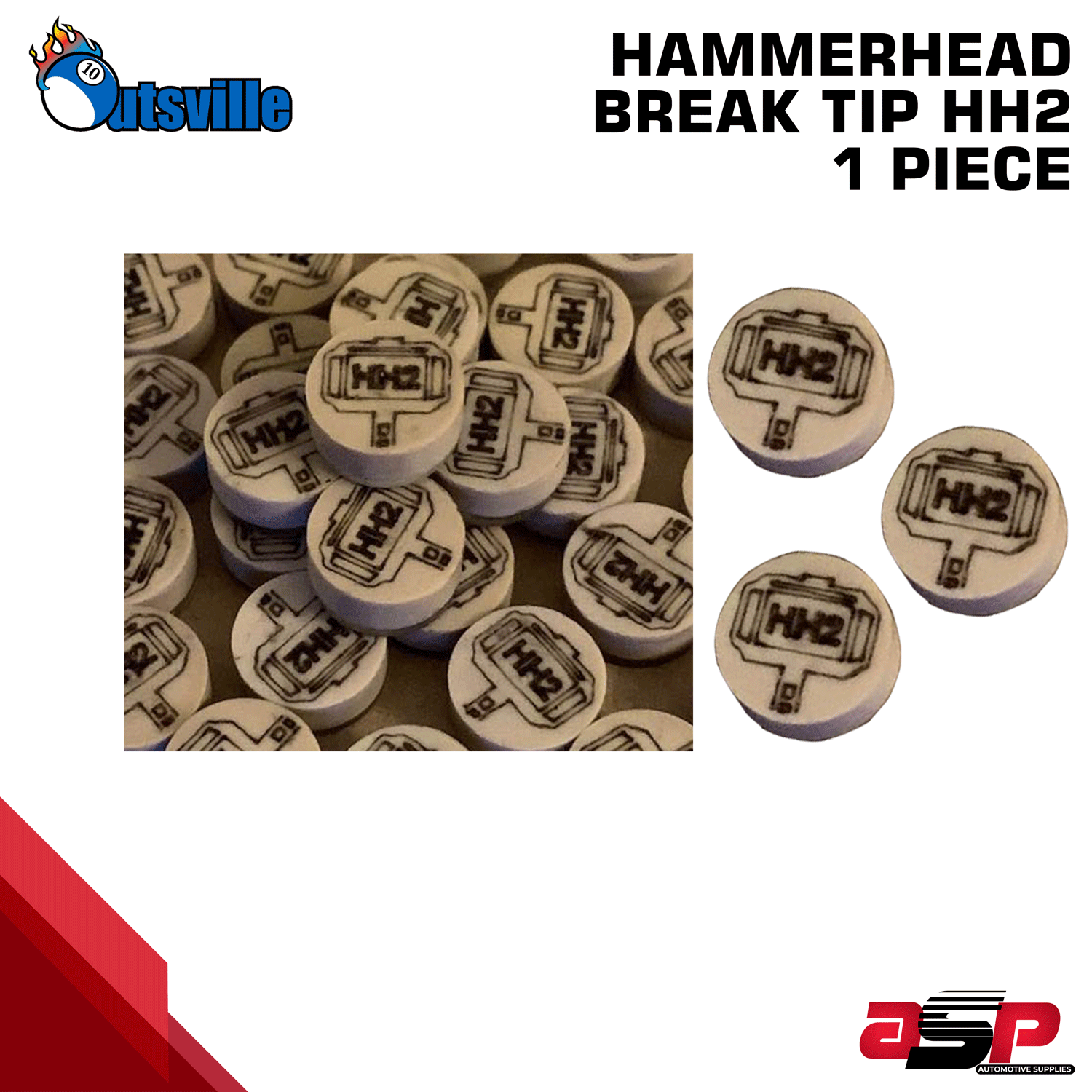 Outsville Hammerhead V2 Break/Jump Tip Billiard Lazada PH