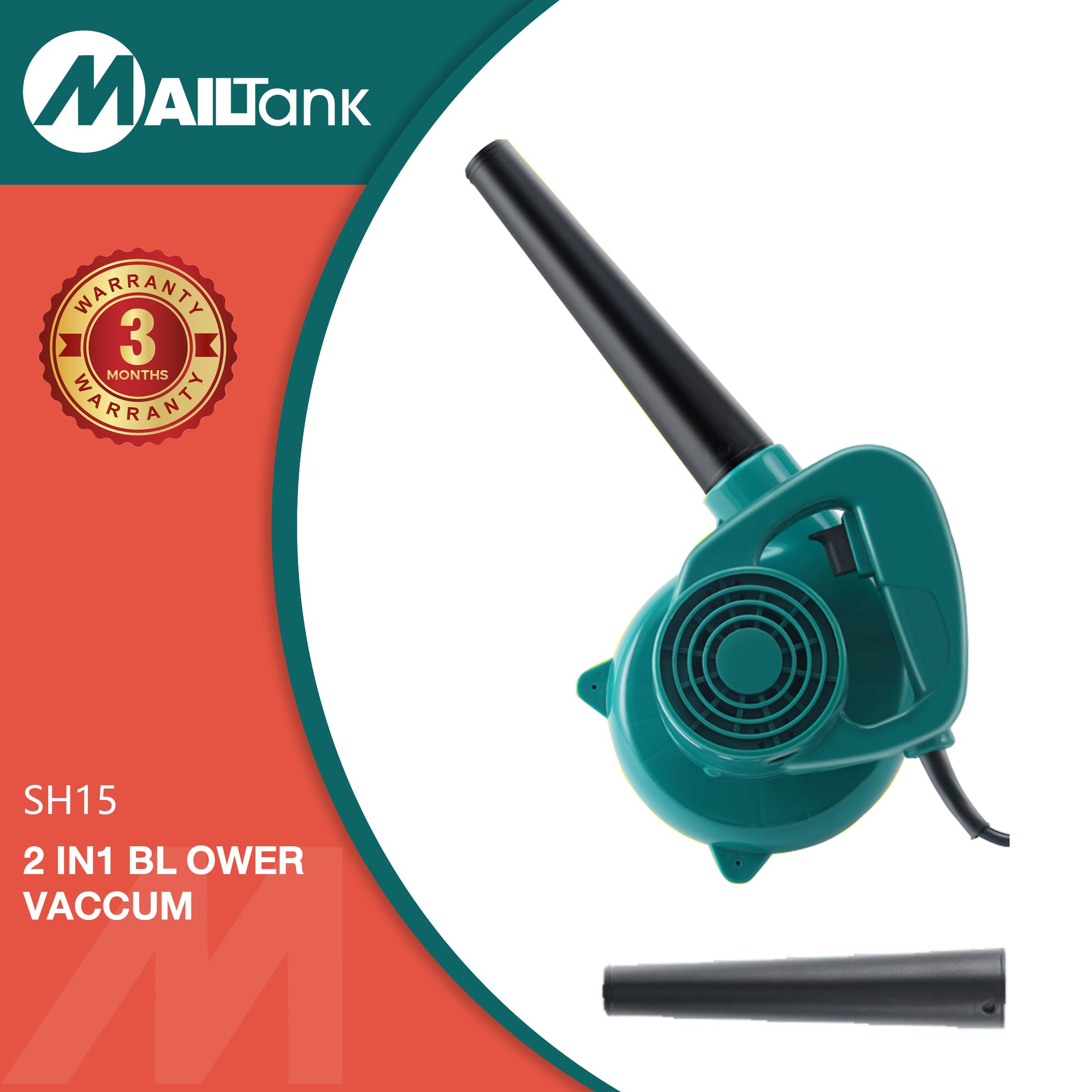 Mailtank Sh 15 Blower Electric Hand Operated Blower Light Vacuum For