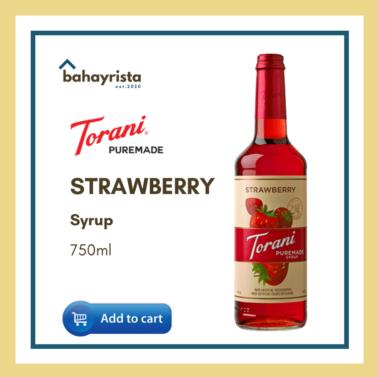 Torani Puremade Syrups 750ml Lazada Ph 9977