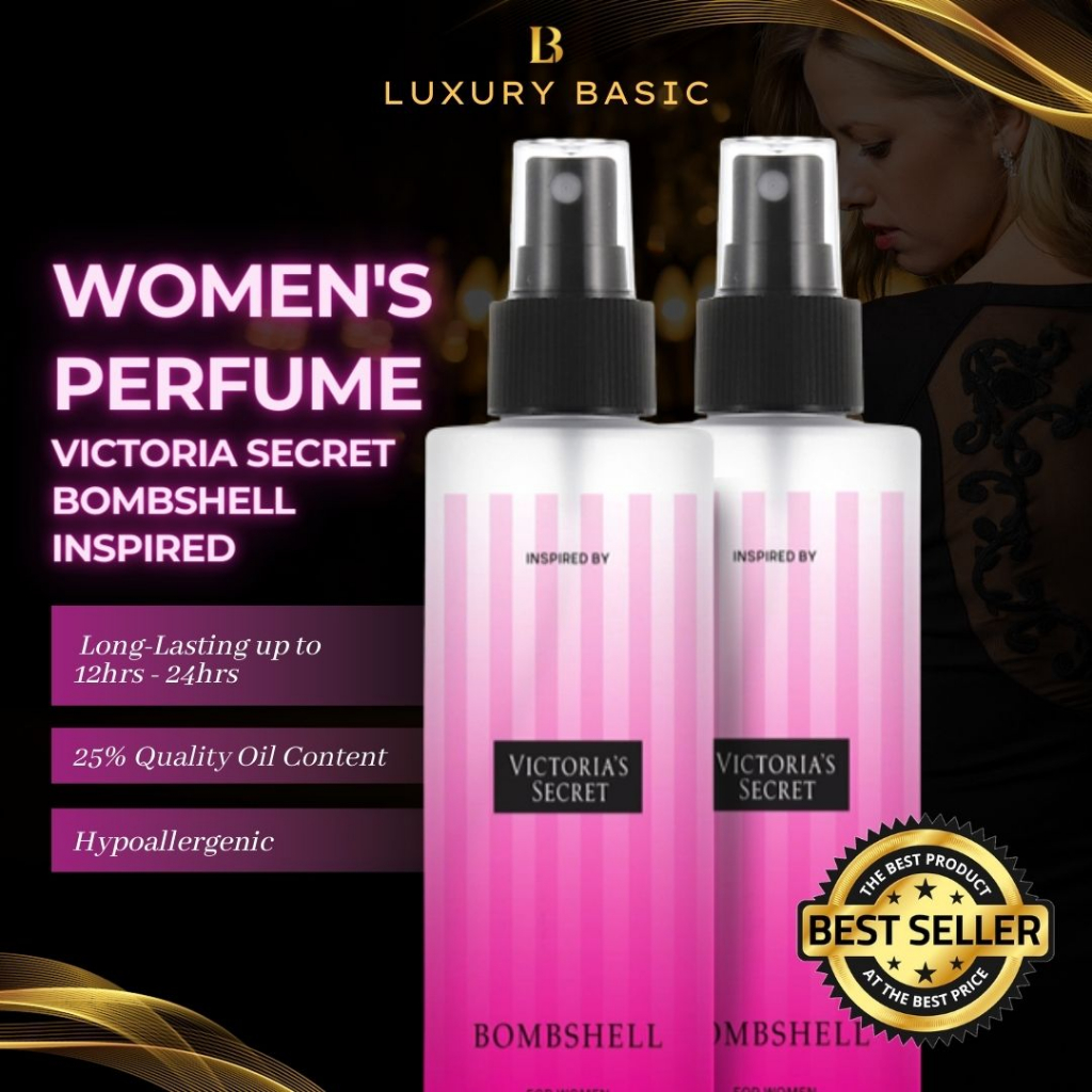 Luxury Basic VS Bombshell Perfume Inspired Scent 85mL Long Lasting
