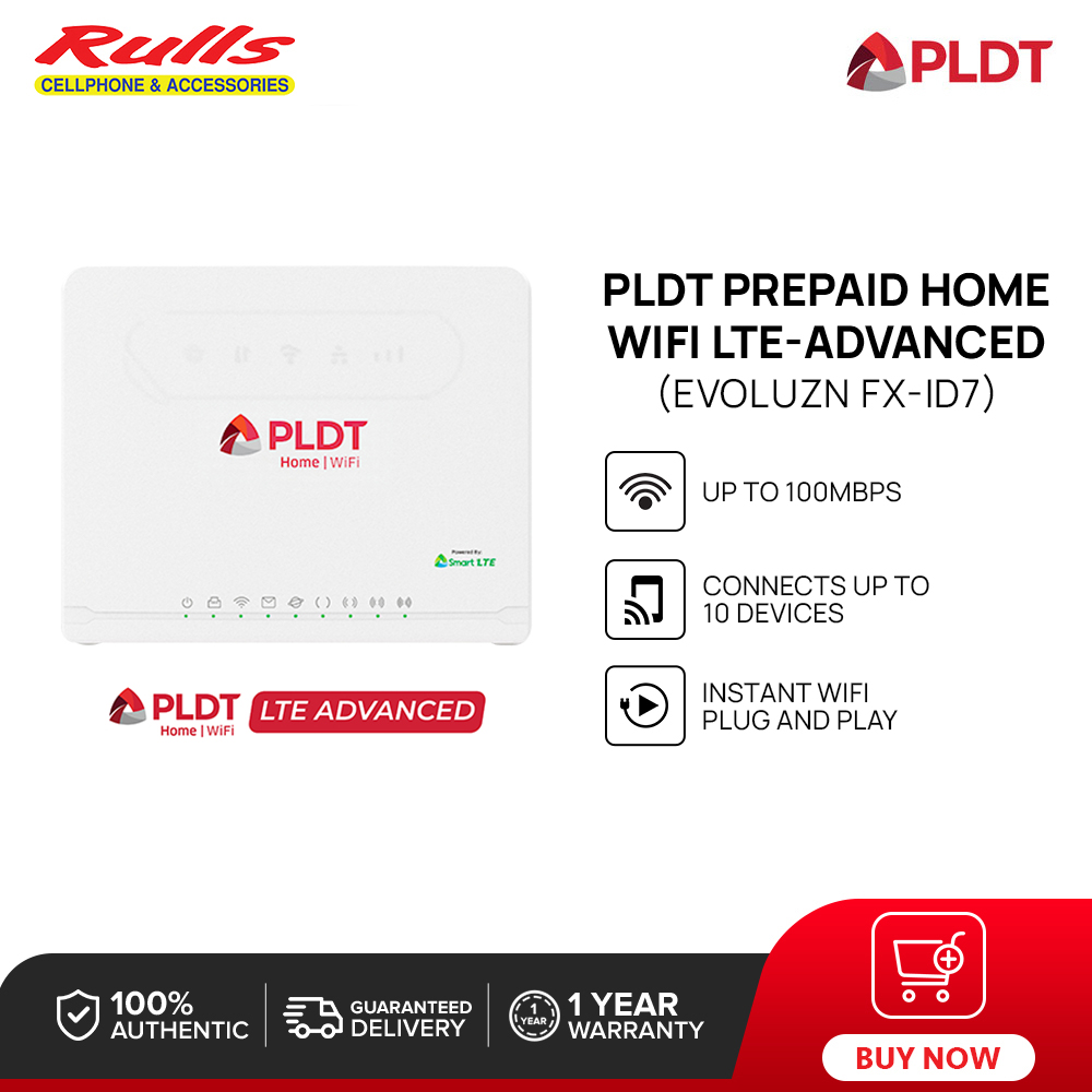 PLDT Prepaid Home Wi-Fi LTE-Advanced (EVOLUZN FX-ID7) | Lazada PH
