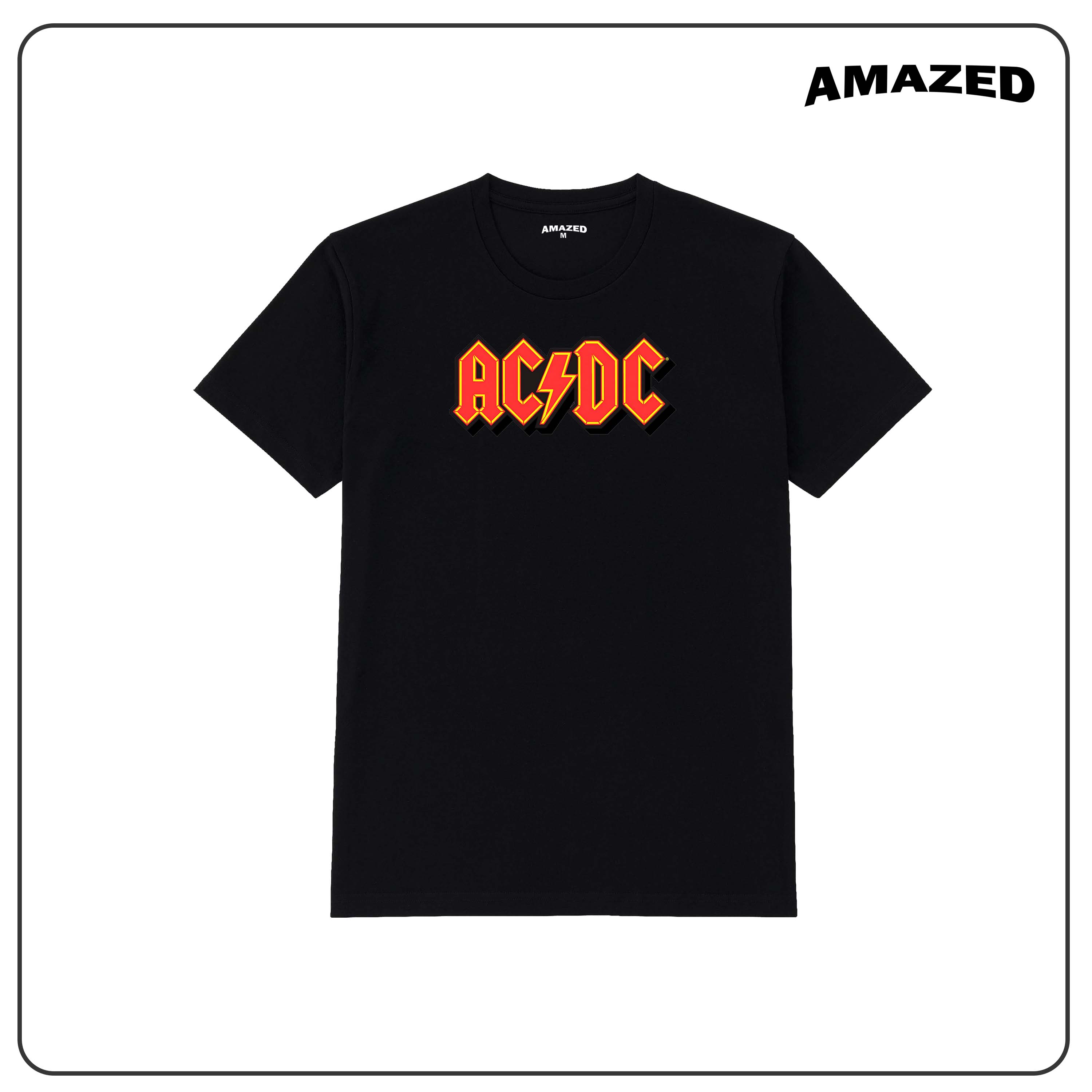 ACDC Shirt ACDC Logo Band Shirt T-shirt Merchandise D1 Amazed