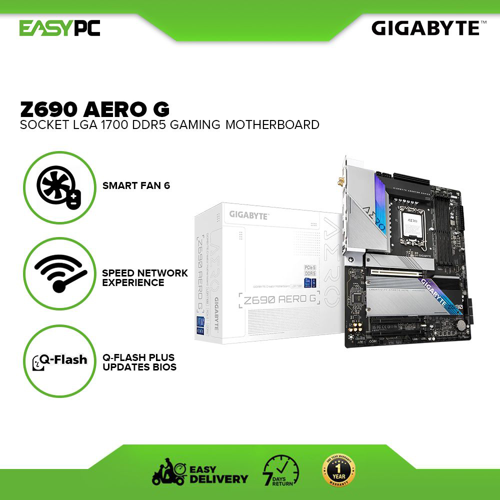 EasyPC Gigabyte Z690 Aero G Socket LGA 1700 Ddr5 Gaming