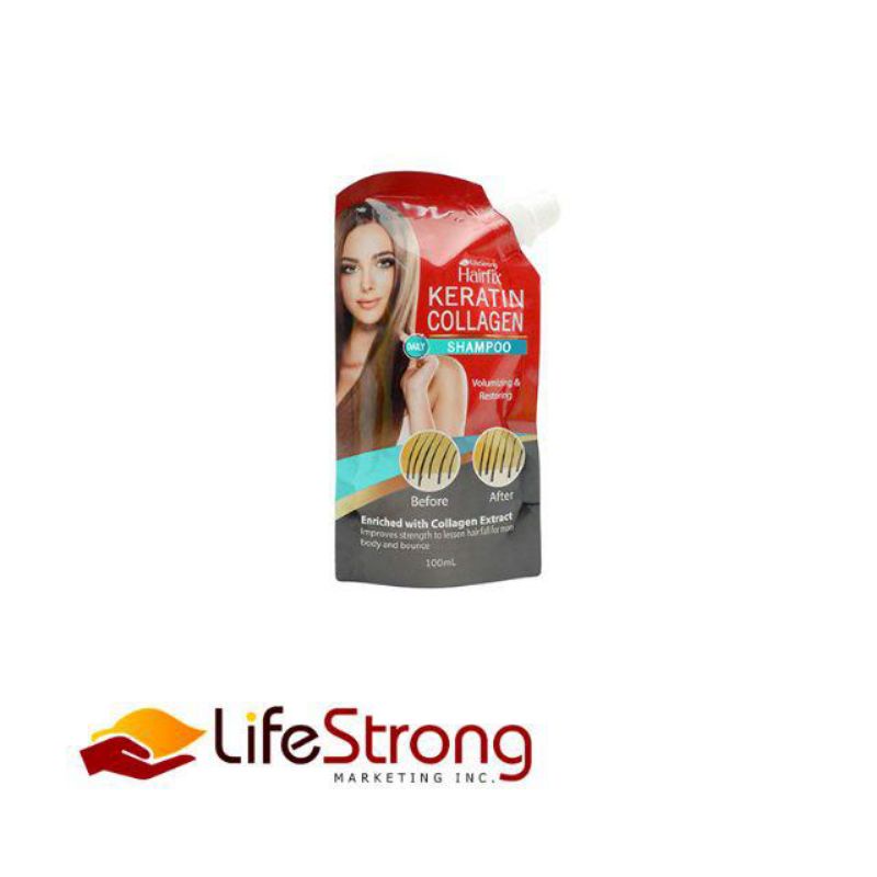 Hairfix Keratin Protein and Collagen (Shampoo& Conditioner) Lazada PH