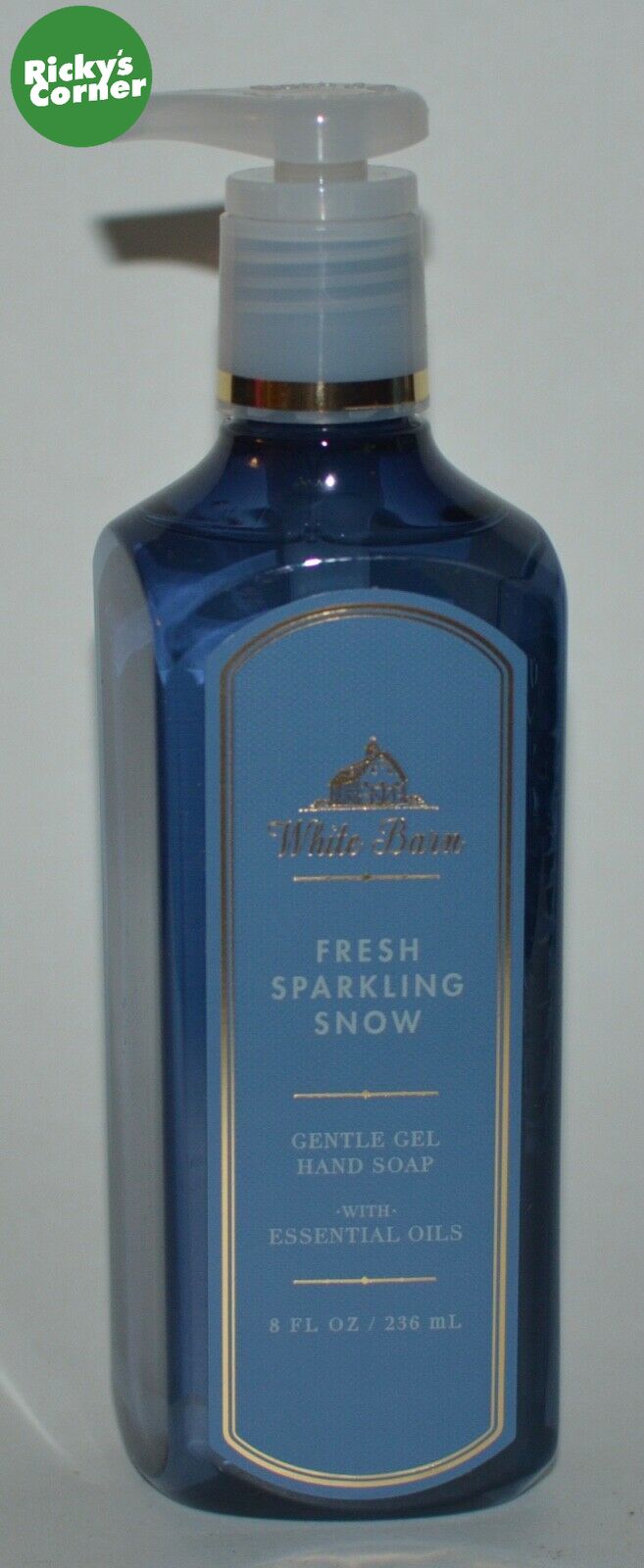 bath and body works white barn fresh sparkling snow hand soap 236ml