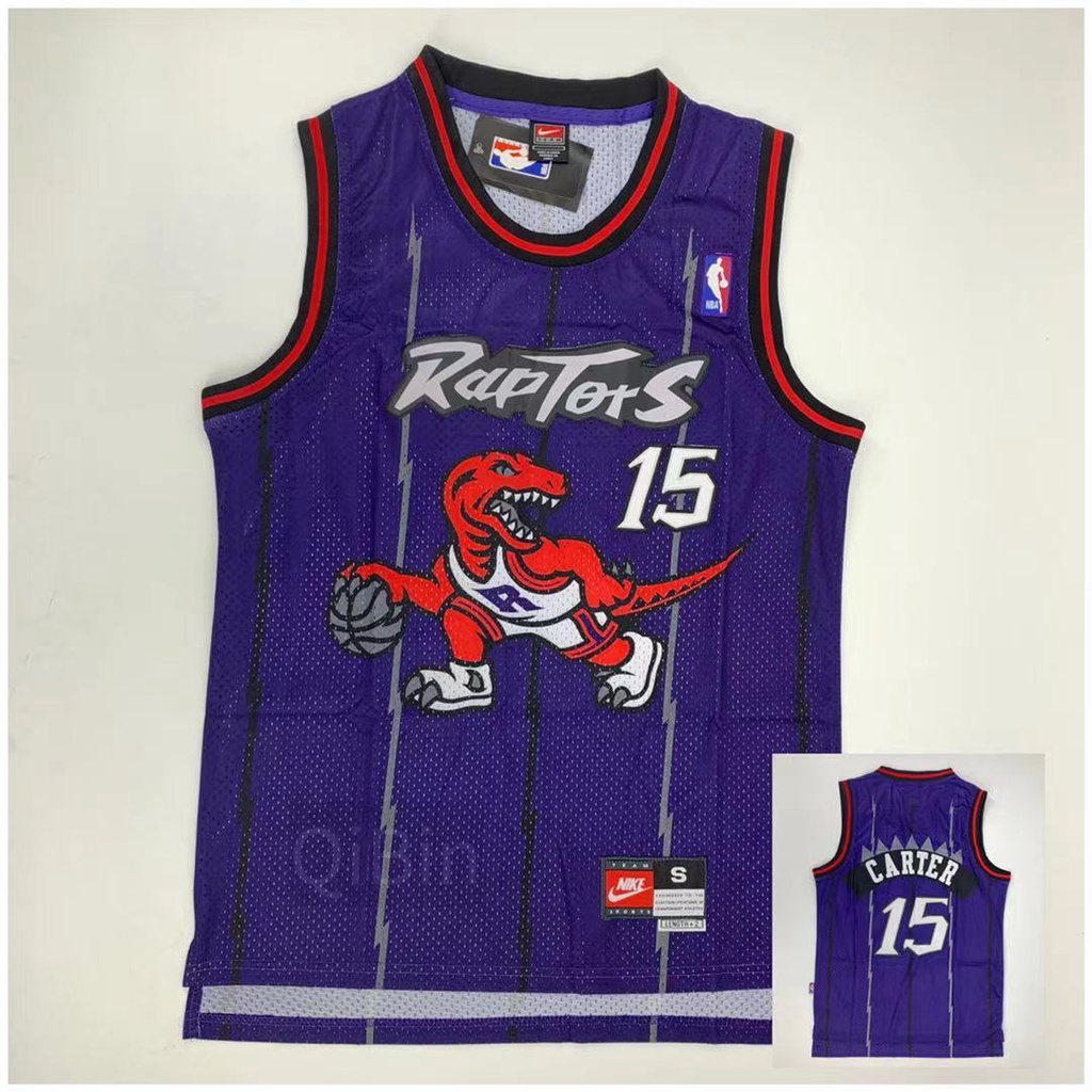 Vince Carter Toronto Raptors Mitchell & Ness Youth 1998/99 Hardwood  Classics Fadeaway Swingman Player Jersey - Purple/Black