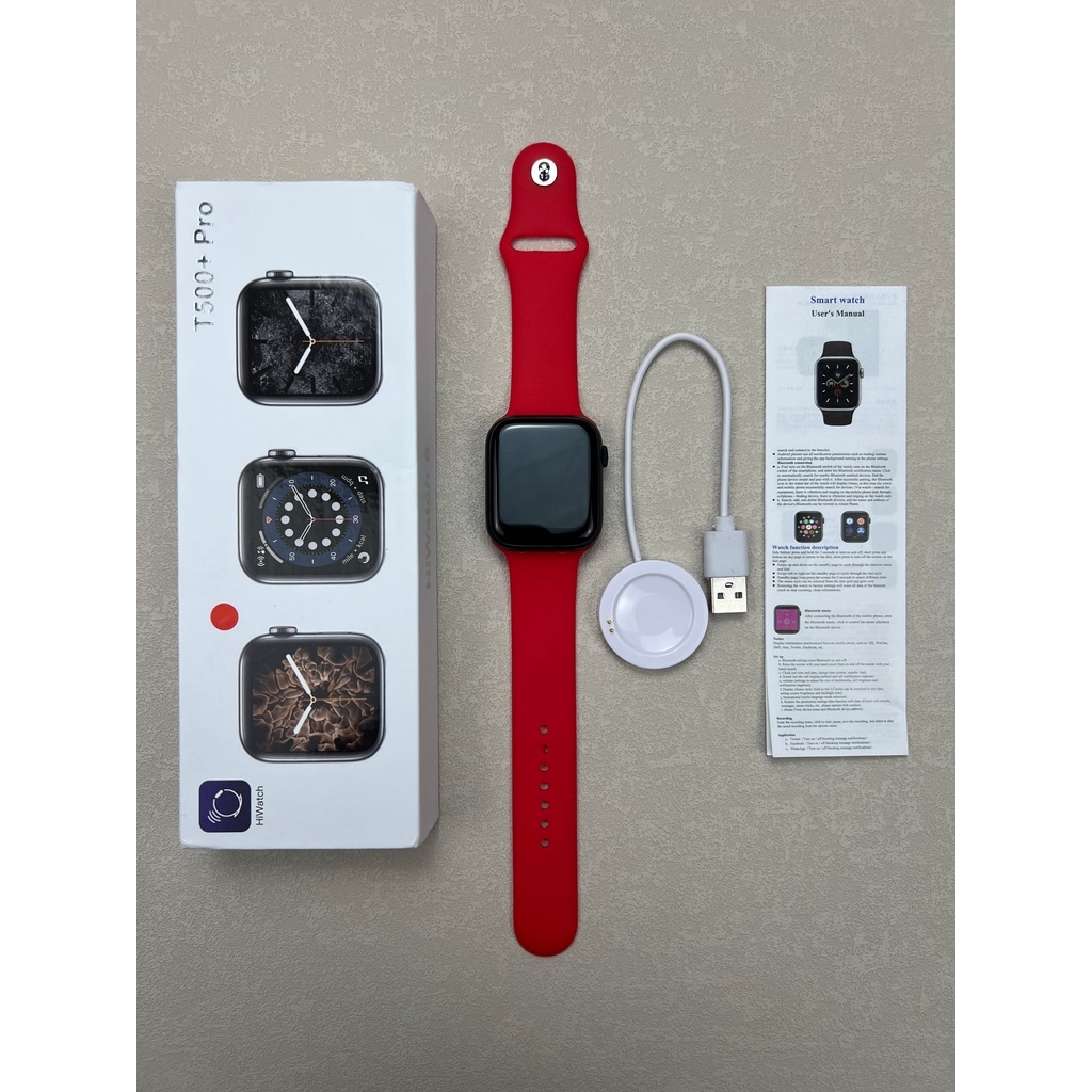 Manual best sale smartwatch t500