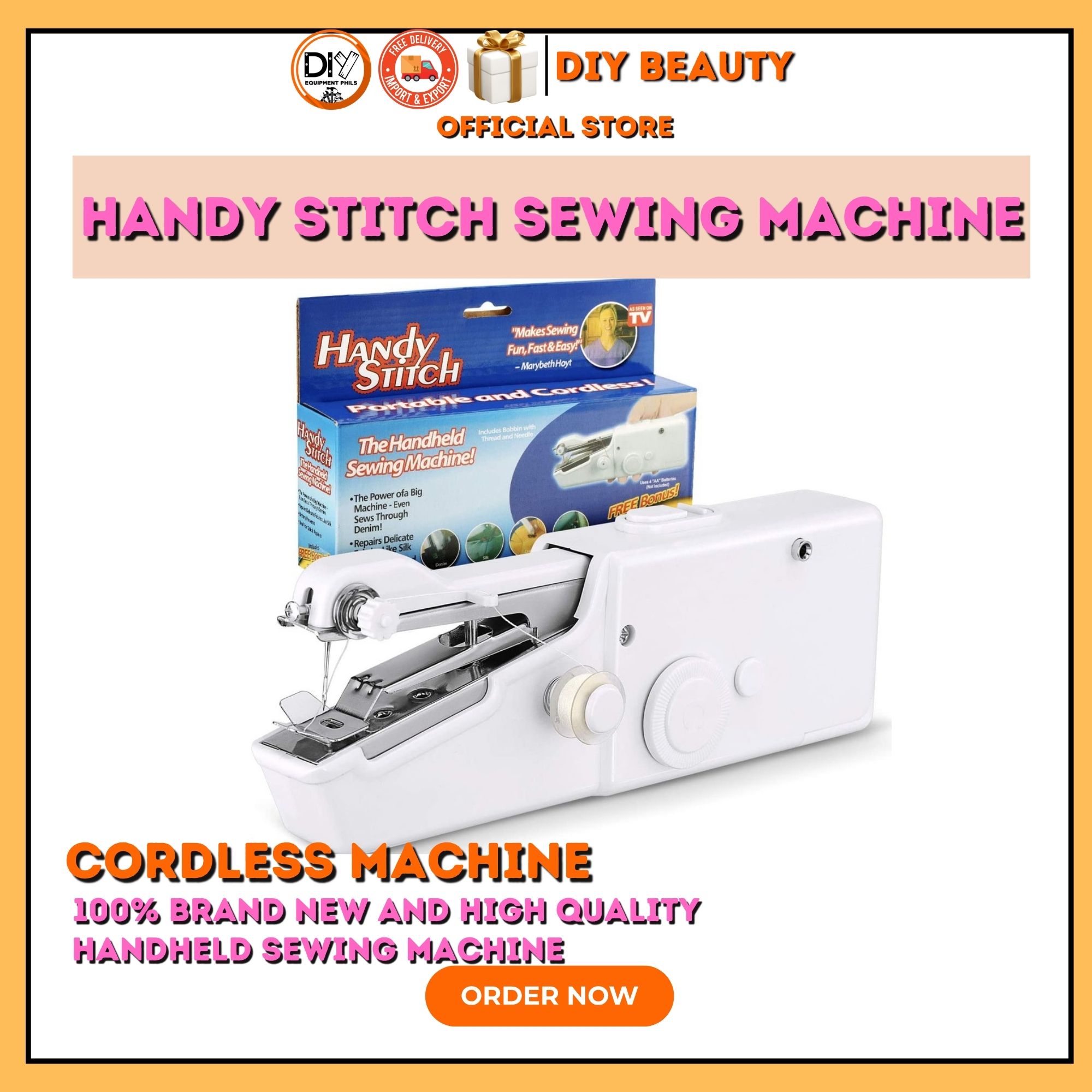 Mini Automatic Stitching DIY Hand Sewer Machine can be Used Indoors  Outdoors to Mend Torn Pockets