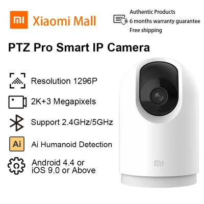 [PTZ Pro] Xiaomi Mijia 2K 3 Megapixels 360 ° Panoramic bluetooth4.2 Smart IP Camera AI Detection Two-way Intercom Home Security Xiaomi Mall