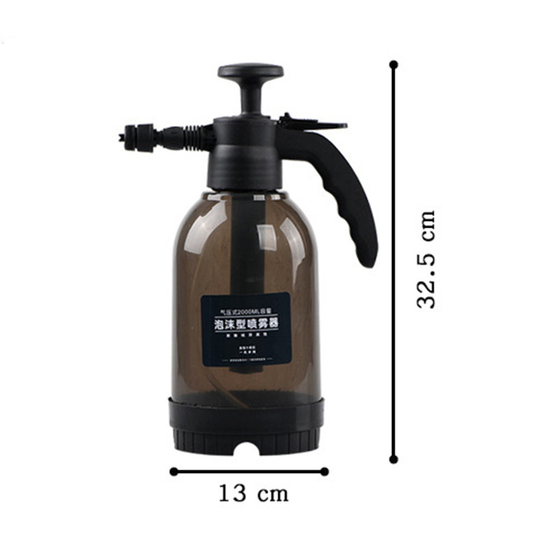 2000ML Foam Car Wash Spray Bottle Manually Pressurized High Pressure