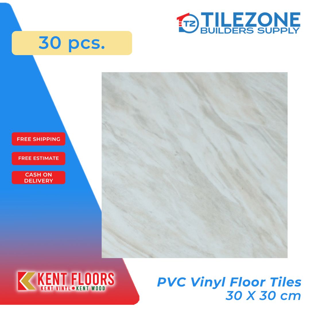 KENT PVC Vinyl Floor Tiles Color code 128 30 x 30 cm 1.3 mm