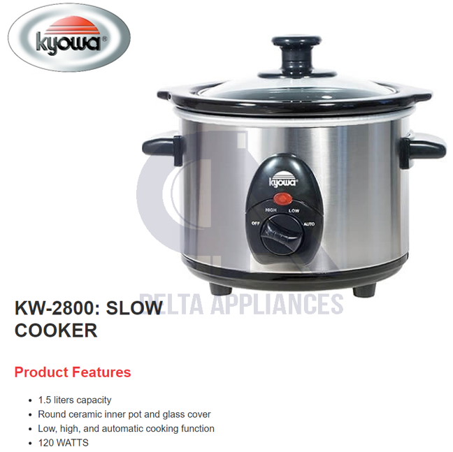 slow cooker wattage