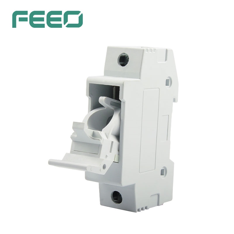 FEEO 1P 14x51mm High Voltage Solar DC Fuse Holder 1000V With PV Fuse