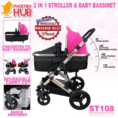 Phoenix Hub Suretoby Baby Stroller Pockit Pushchair High Quality Portable Stroller Multi Function Baby Travel System Carry Cot Moses Basket