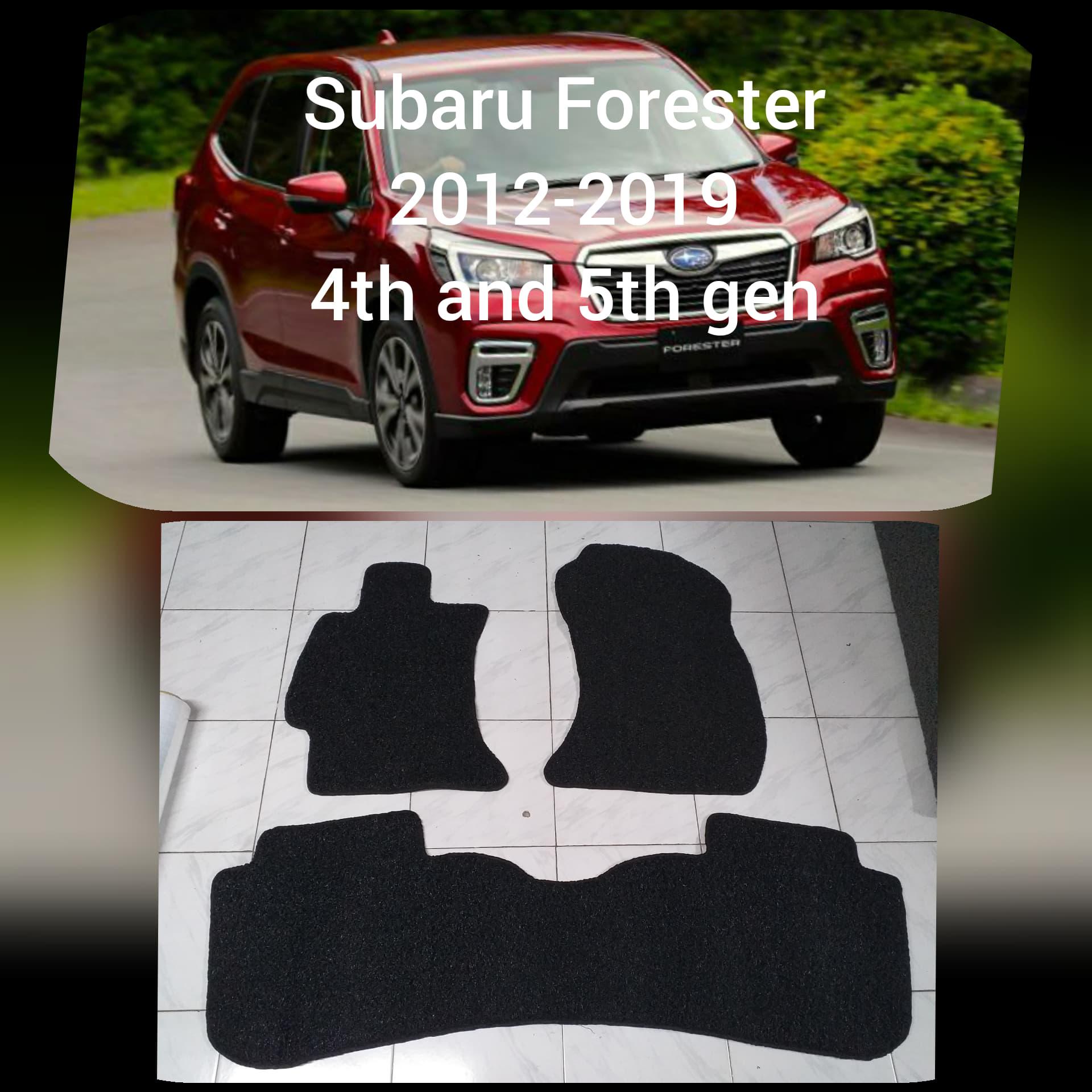 Subaru Forester 2012 2020 Nomad Rubber Car Mat With Piping
