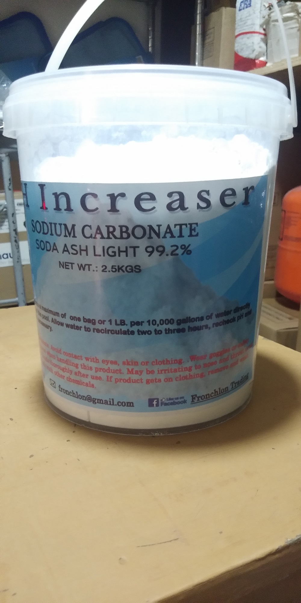 PH Increaser ( Sodium Carbonate ,Soda Ash 99.2 ) (2.5kgs) Lazada PH