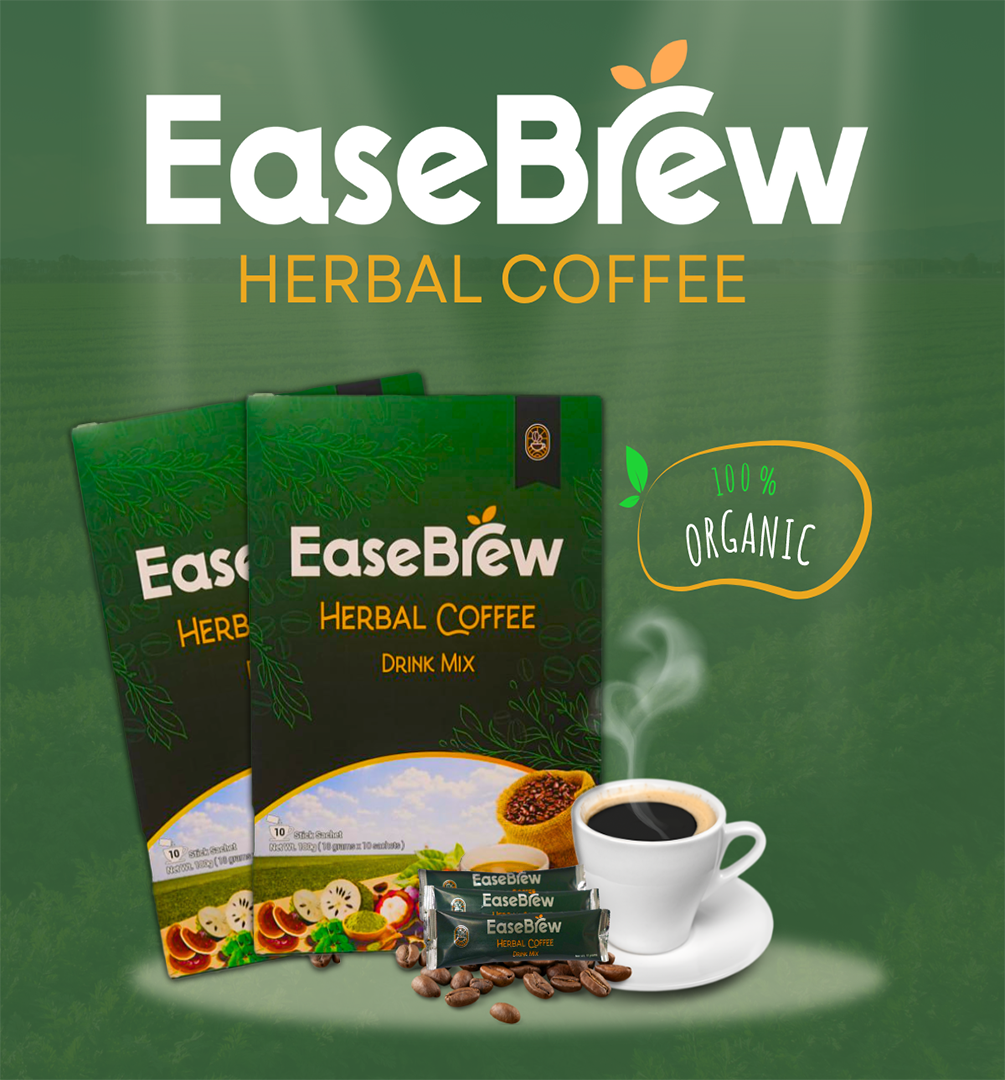 EaseBrew Herbal Coffee Drink Mix (100 Organic) Lazada PH