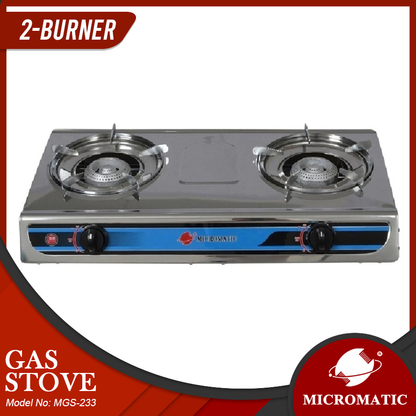 Micromatic MGS-233 Double Burner Gas Stove Lazada Lazada PH