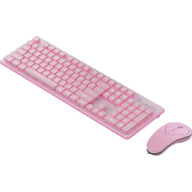 LANGTU Wireless Keyboard and mouse set LT600 2.4Ghz Full-Size And Mouse ...