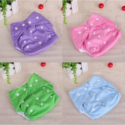 Fashion Reusable Baby Infant Nappy Cloth Diapers Soft Cover Washable Adjustable