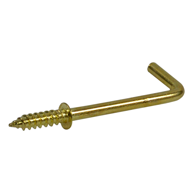 AA Steel Brass Square Hook 1/2 to 2 Inches