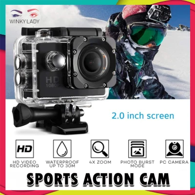 A7 Ultimate Sports Action Cam camera Under Water Waterproof Extreme go pro , gopro (Black)