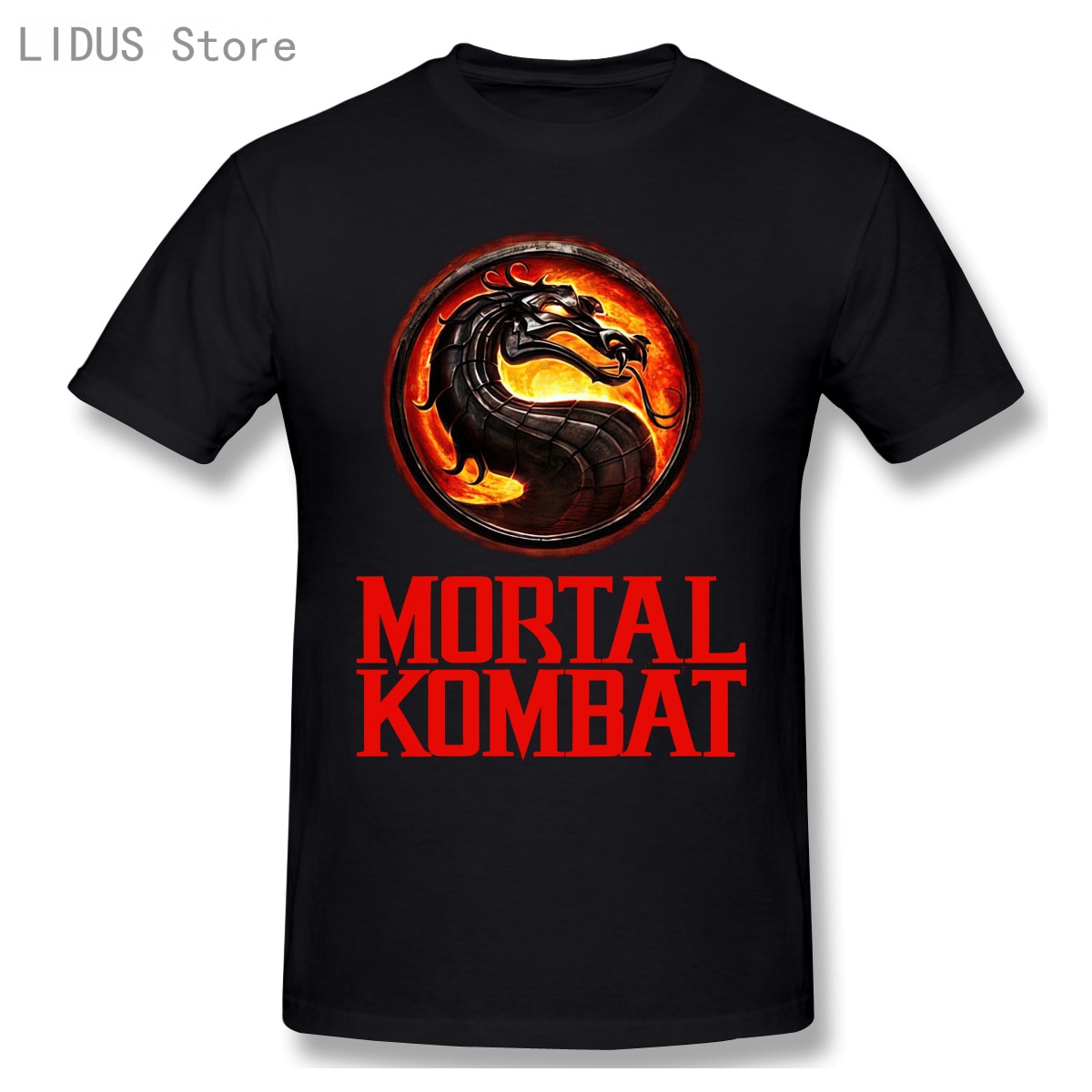 Plue Size New Mortal Kombat T Shirt Men Tops Fashion Short Sleeve T-shirt Streetwear Cool Game MK Tee Homme size 5XL 6XL