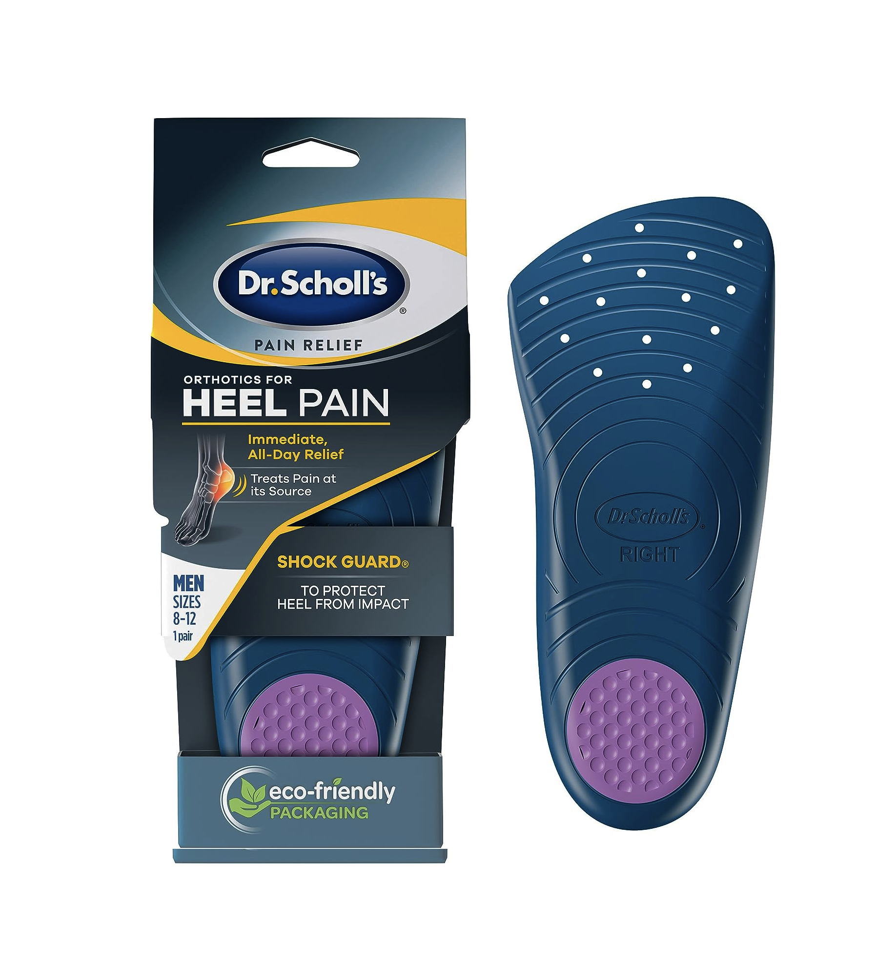 Dr. Scholl’s Heel Pain Relief Orthotics Insoles Men's & Women's Lazada PH