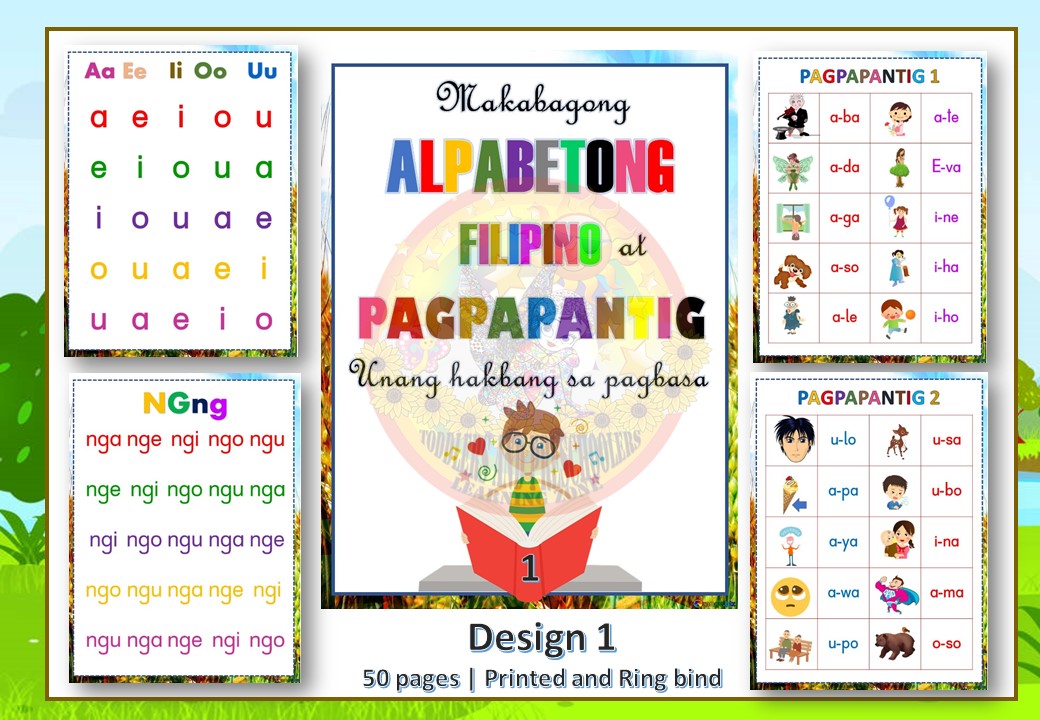 ABAKADA, Pagpapantig ng mga salita at Parirala | 50 pages | Grade 1 ...