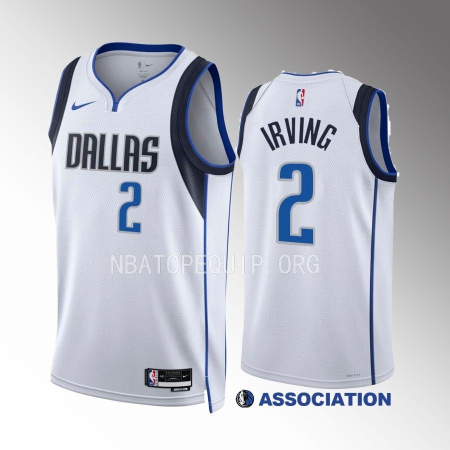 US$ 26.00 - 22-23 Dallas Mavericks IRVING #2 Blue Black Top