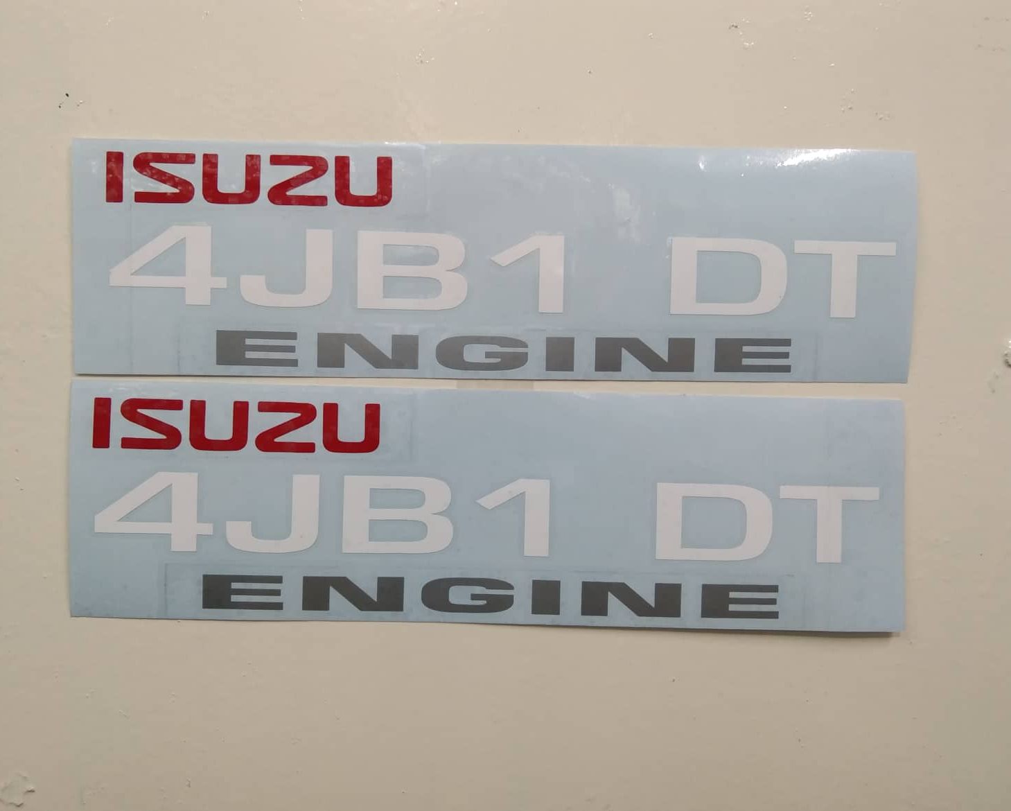 Isuzu Direct Injection Sticker EURODECALS Isuzu 4jb1 diesel engine Sticker SET (2PCS) | Lazada PH