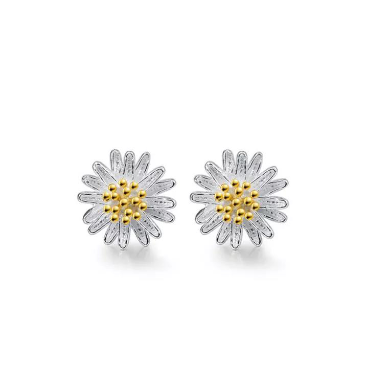 Lannin Korean Sweet Daisy Flower Earrings Jewelry | Lazada PH