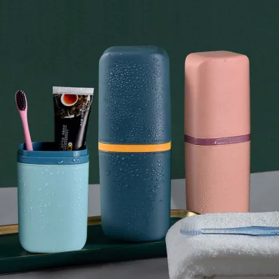 Ulifeshop Portable outdoor travel toothbrush holder storage box case