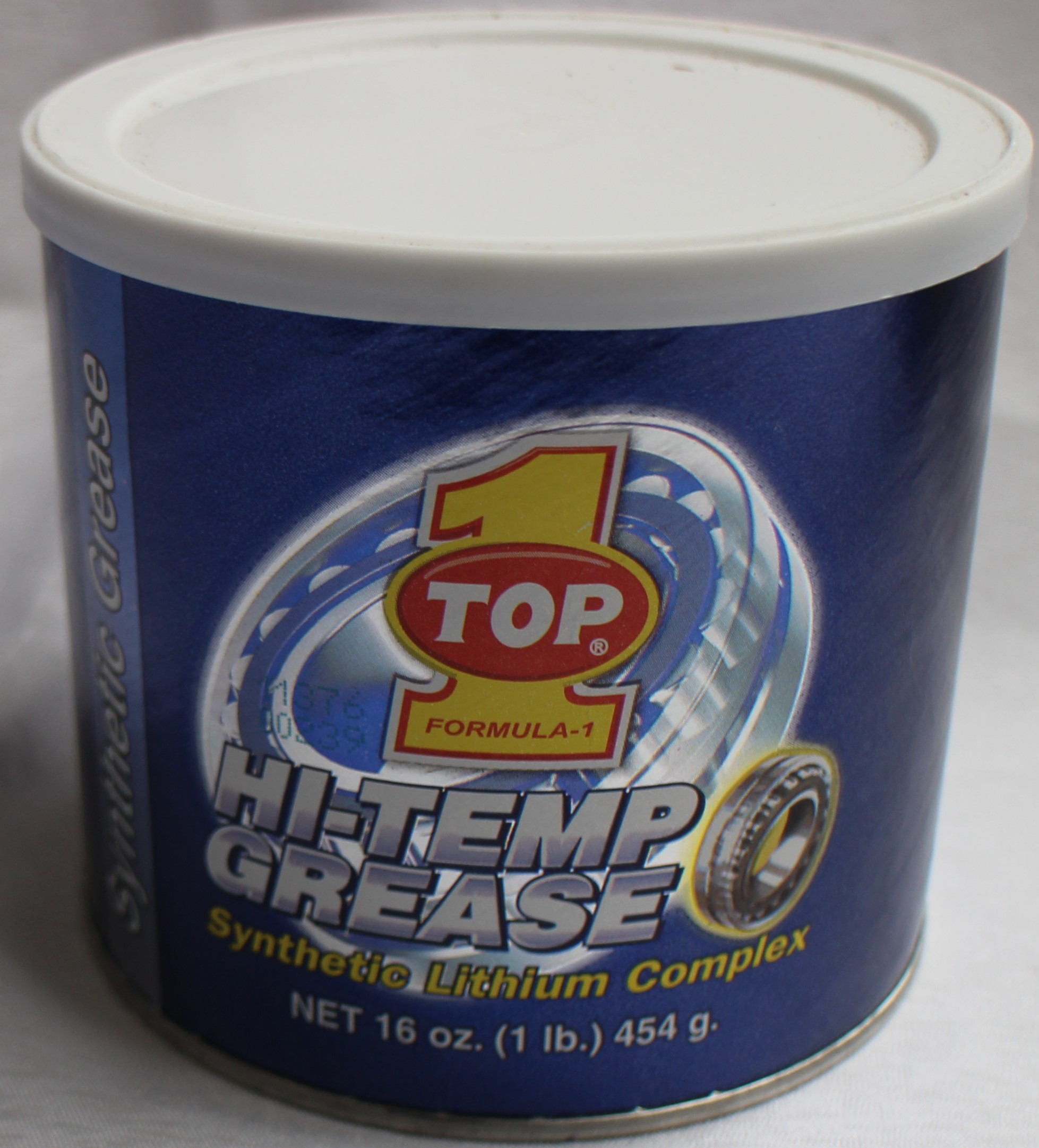 ORIGINAL TOP 1 HITEMP GREASE SYNTHETIC LITHIUM COMPLEX 16 oz (454 g
