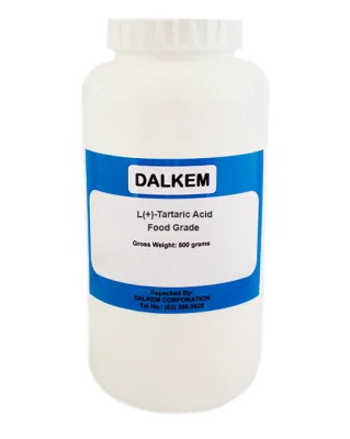Dalkem L (+) - Tartaric Acid Food Grade 500 grams