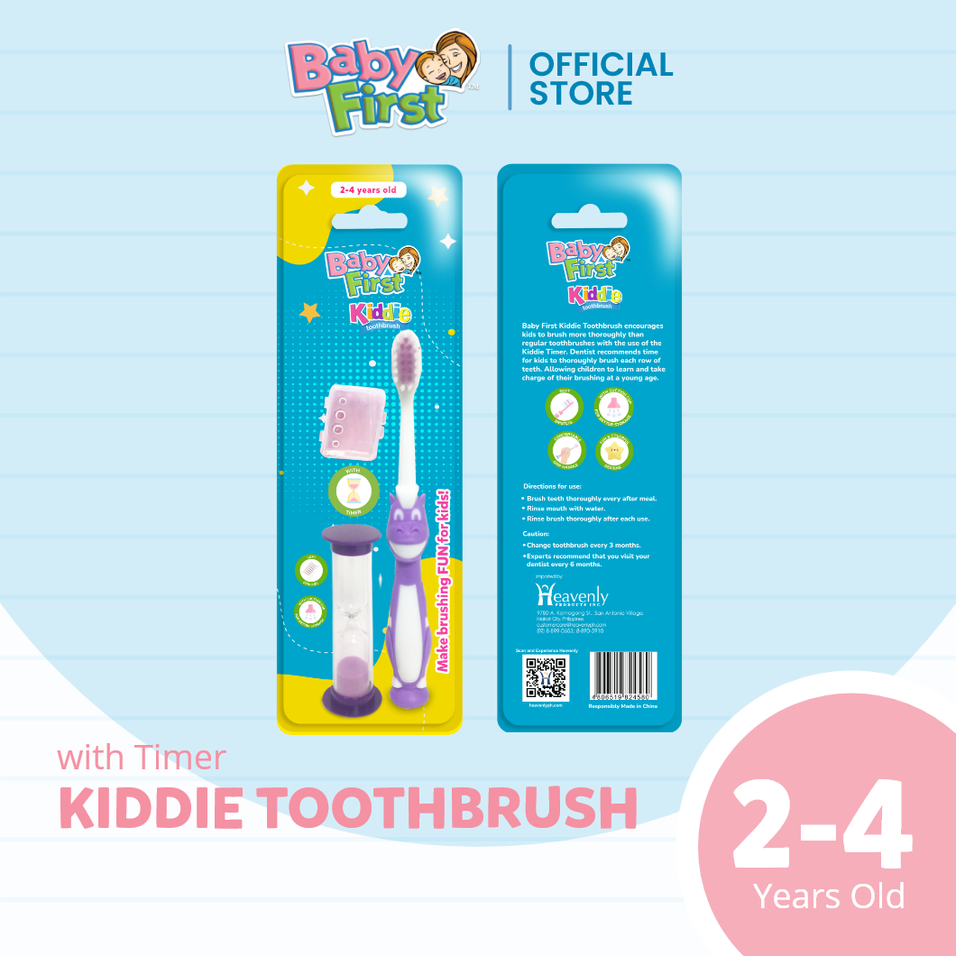 Baby First Kiddie Toothbrush 2-4 Years Old With Timer