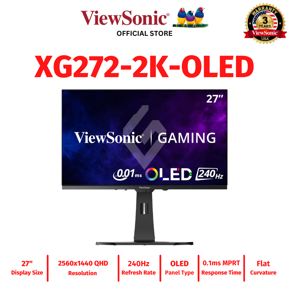 Viewsonic Monitor XG272-2K-OLED 27