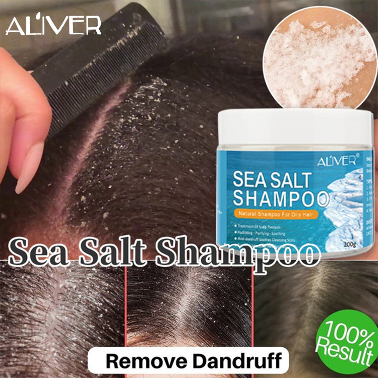 Aliver Sea Salt Anti Dandruff Shampoo For Dandruff And Scalp Treatment