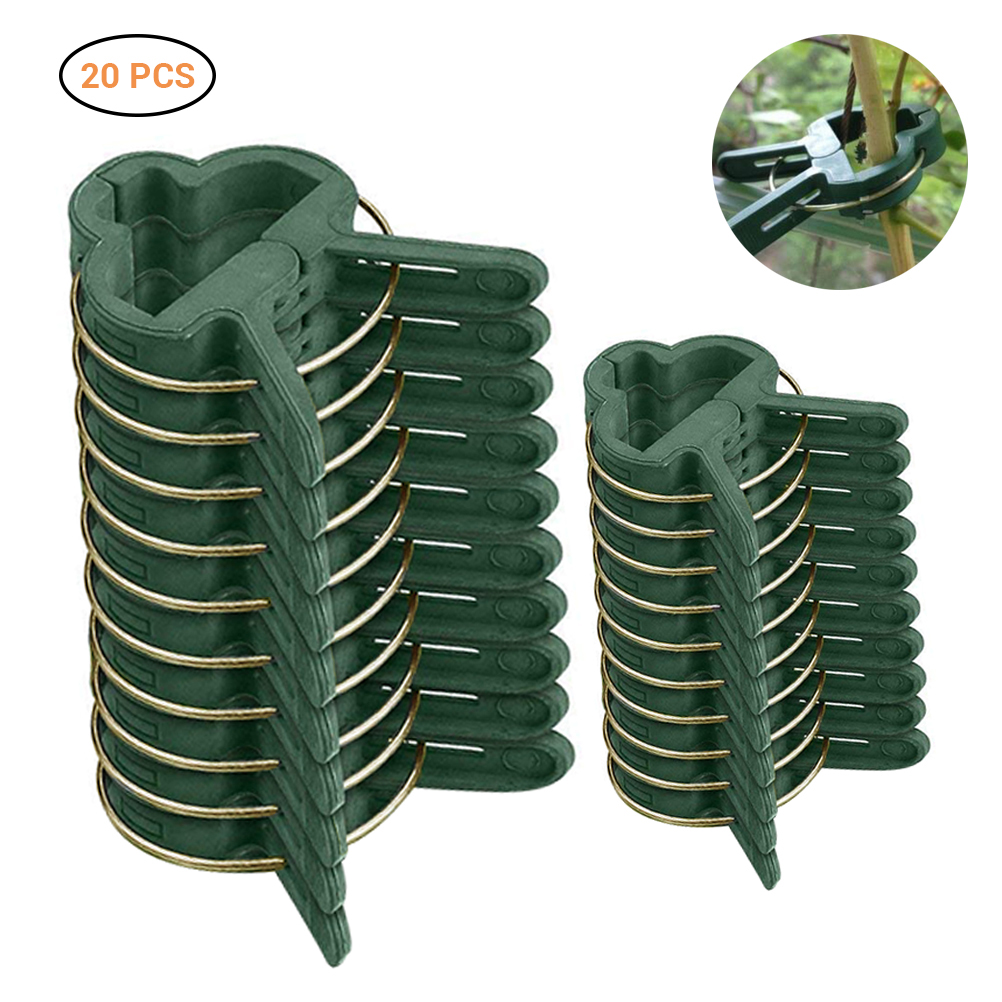 20Pcs Reusable Tree Plants Flower Seedling Stem Support Adjustable ...