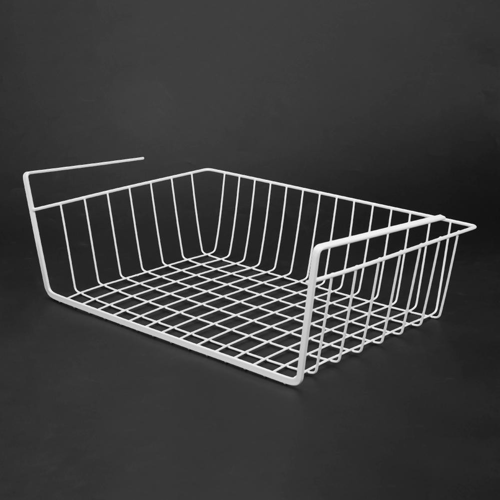 Under Shelf Table Storage Basket Rack Desk Wire Hanging Rack