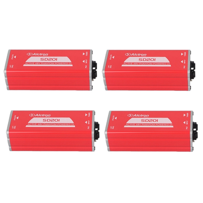 4X Alctron SD201 Active DI Box Impedance Transformation DIBOX