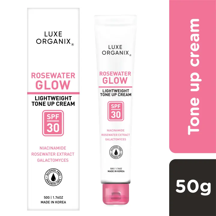 luxe organix power glow tone up cream