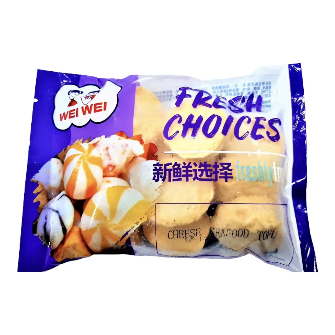 Wei Wei Cheese Seafood Tofu 芝士海鲜豆腐 250g HOTPOT SHABU SHABU BALLS